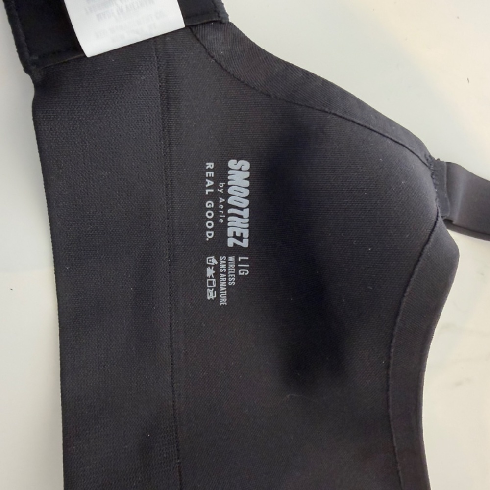 Aerie Black Bra View 5